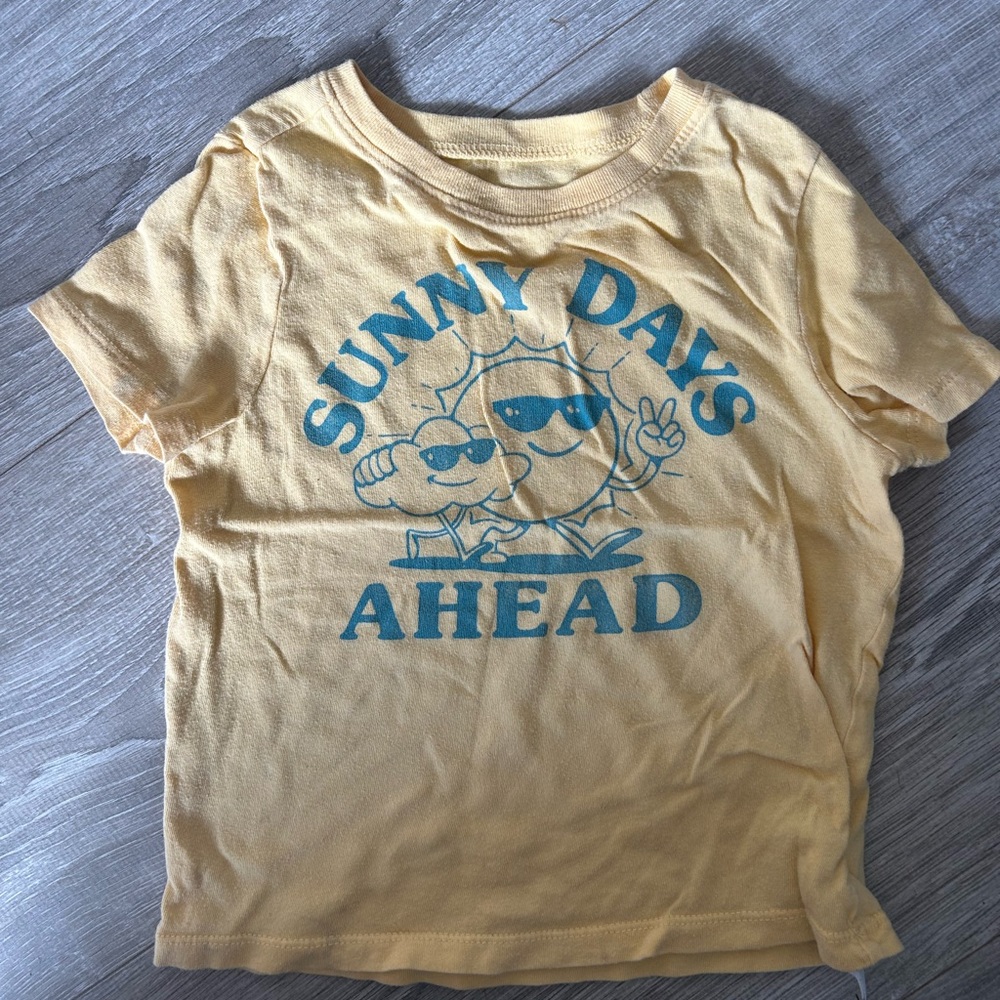 Sunny Days Ahead Kids T-Shirt - Yellow